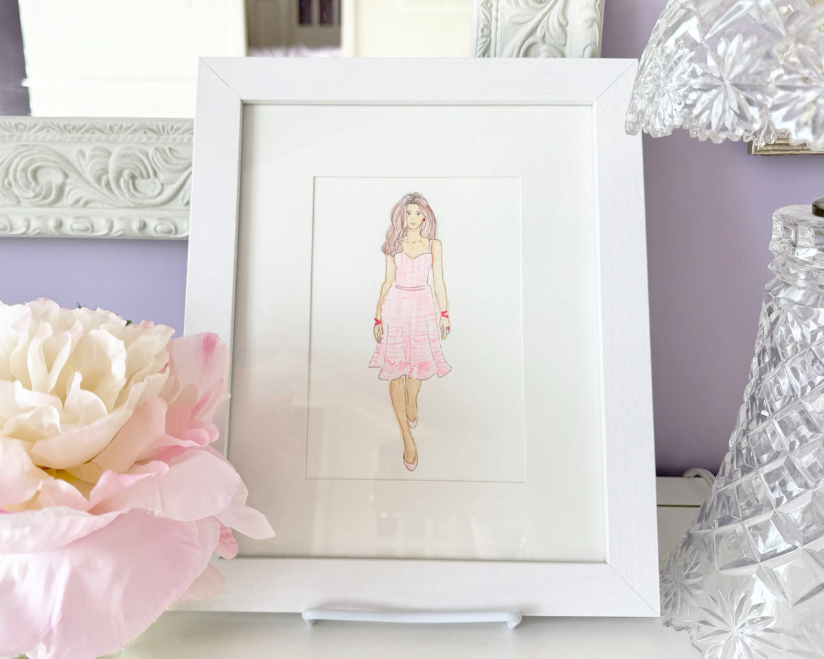 Watercolor Fashion Illustration Private Party