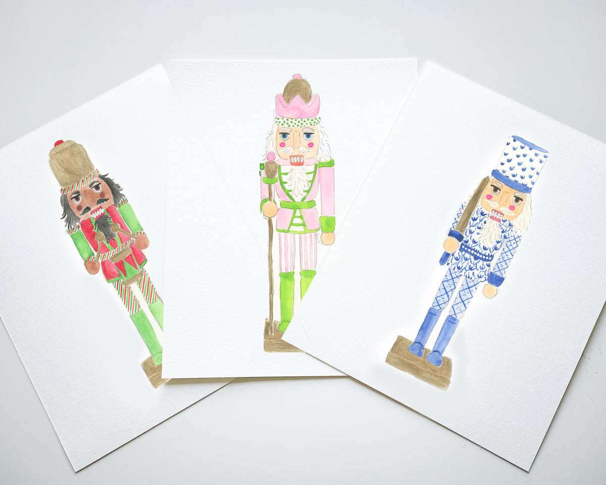 Watercolor Nutcracker Painting Bundle