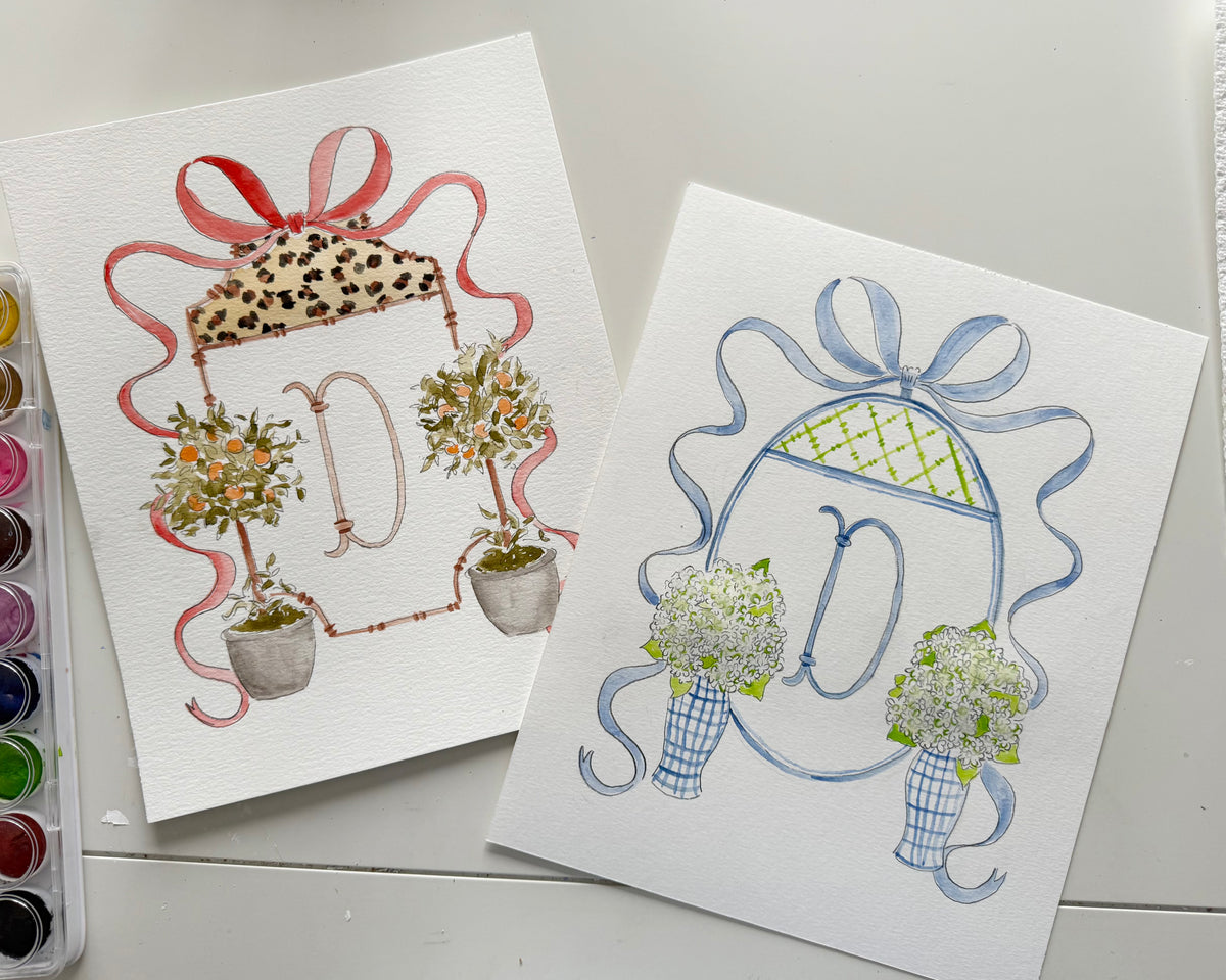 Watercolor Family Crest Private Party