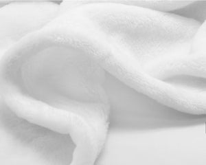 Personalized Shih Tzu (Black and White) Minky Baby Blanket