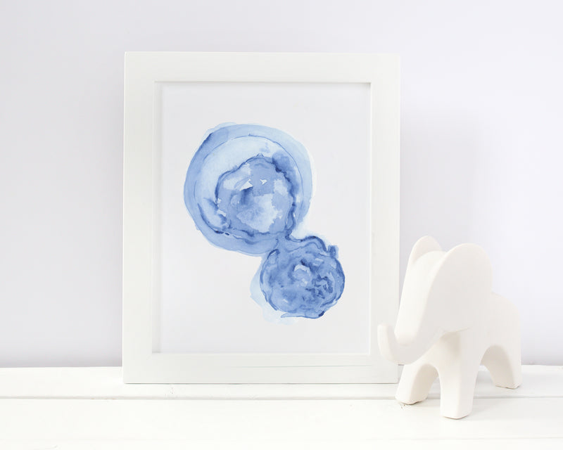 Custom Watercolor Embryo Painting