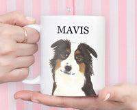 Personalized Australian Shepherd Ceramic Mug