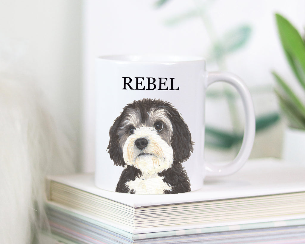 Personalized Bernedoodle Ceramic Mug