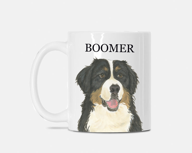Personalized Bernese Mountain Dog Ceramic Mug