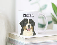 Personalized Bernese Mountain Dog Ceramic Mug