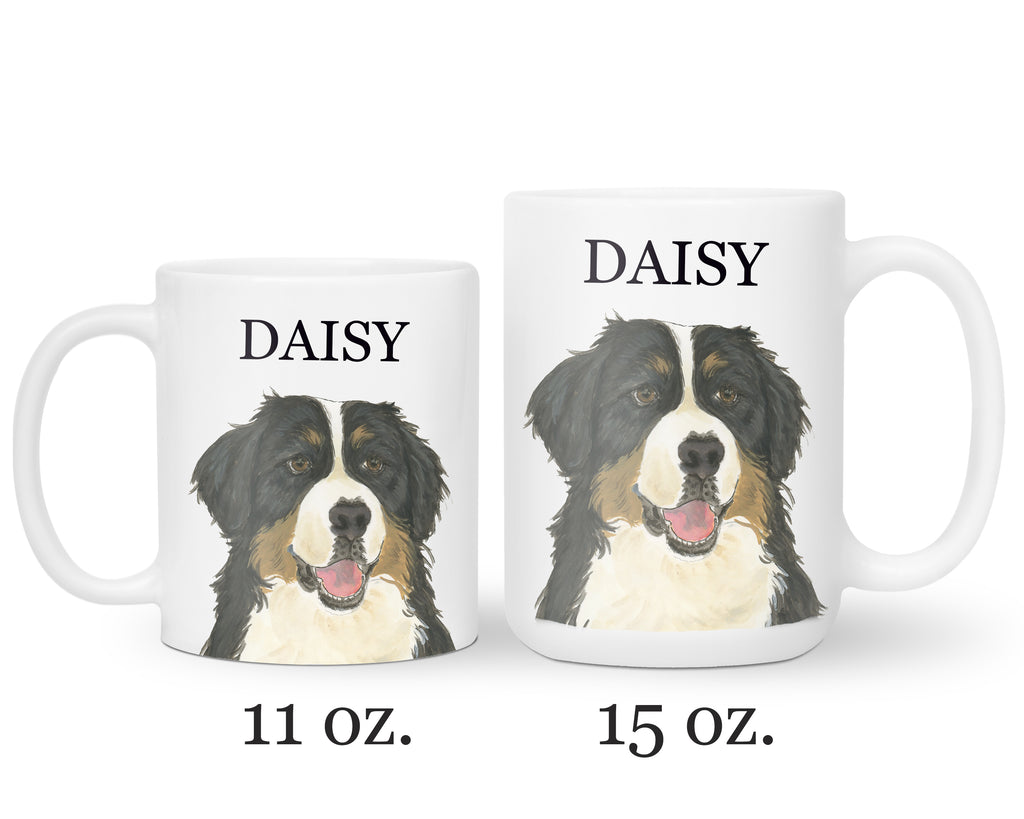 Personalized Bernese Mountain Dog Ceramic Mug