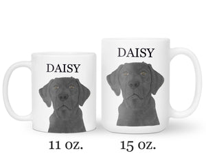 Personalized Labrador (Black) Ceramic Mug