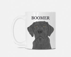 Personalized Labrador (Black) Ceramic Mug