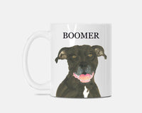 Personalized Pitbull (Black) Ceramic Mug