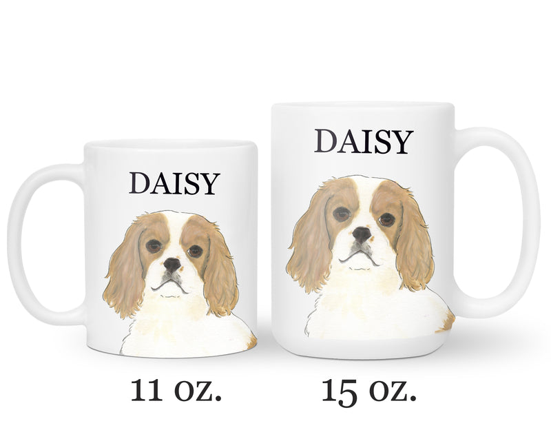 Personalized Cavalier King Charles Spaniel (Blenheim) Ceramic Mug