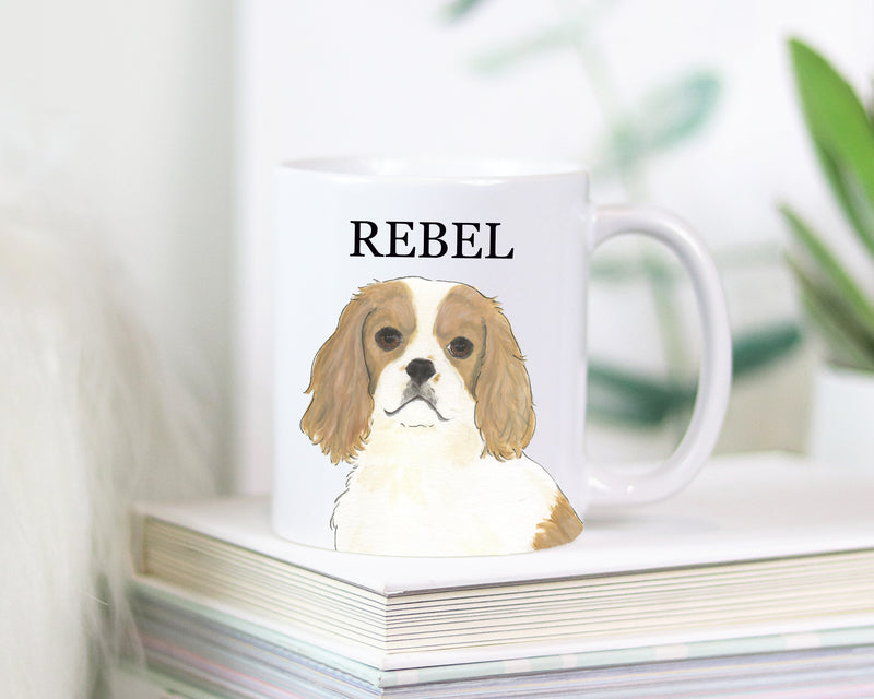 Personalized Cavalier King Charles Spaniel (Blenheim) Ceramic Mug