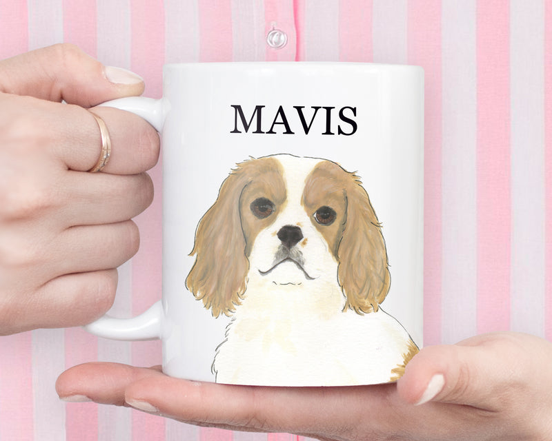 Personalized Cavalier King Charles Spaniel (Blenheim) Ceramic Mug