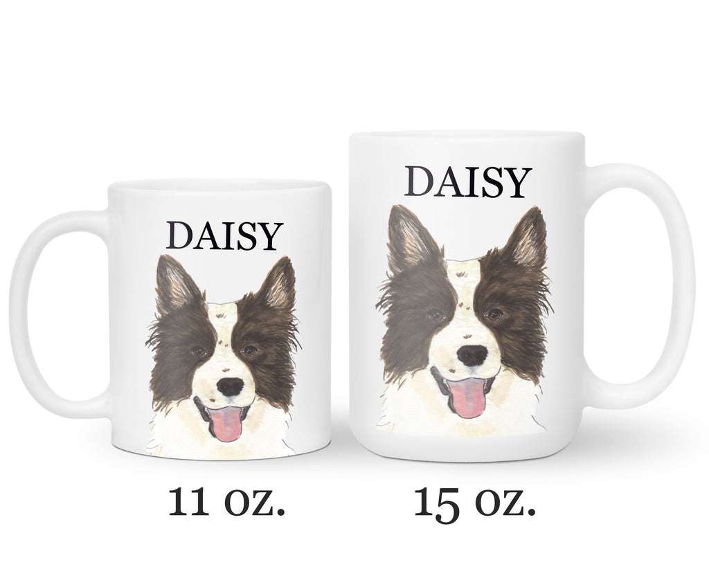 Personalized Border Collie Ceramic Mug