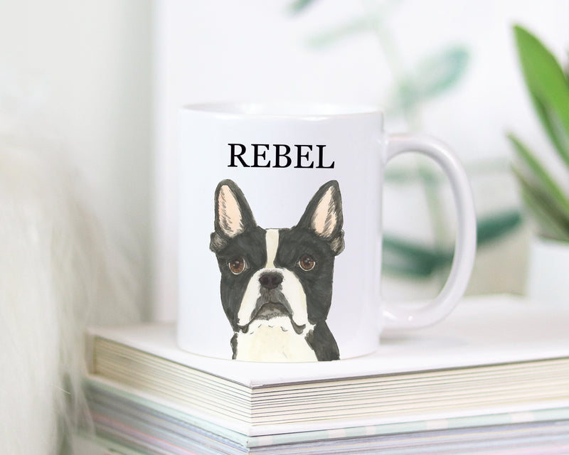 Personalized Boston Terrier Ceramic Mug