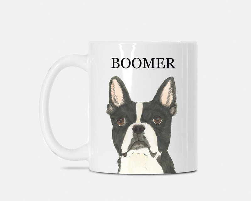 Personalized Boston Terrier Ceramic Mug