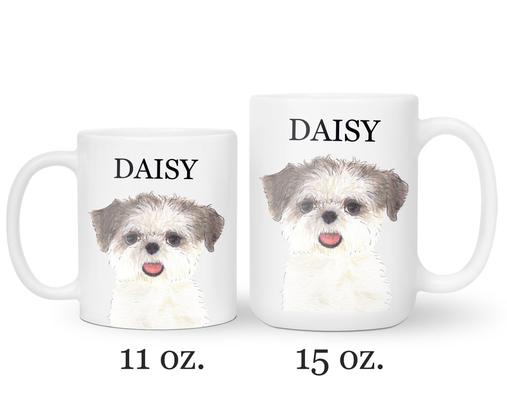 Personalized Shih Tzu (Brown & White) Ceramic Mug