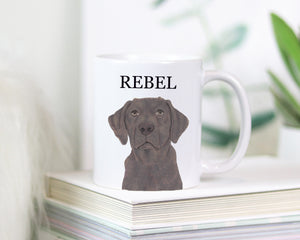 Personalized Labrador (Chocolate) Ceramic Mug
