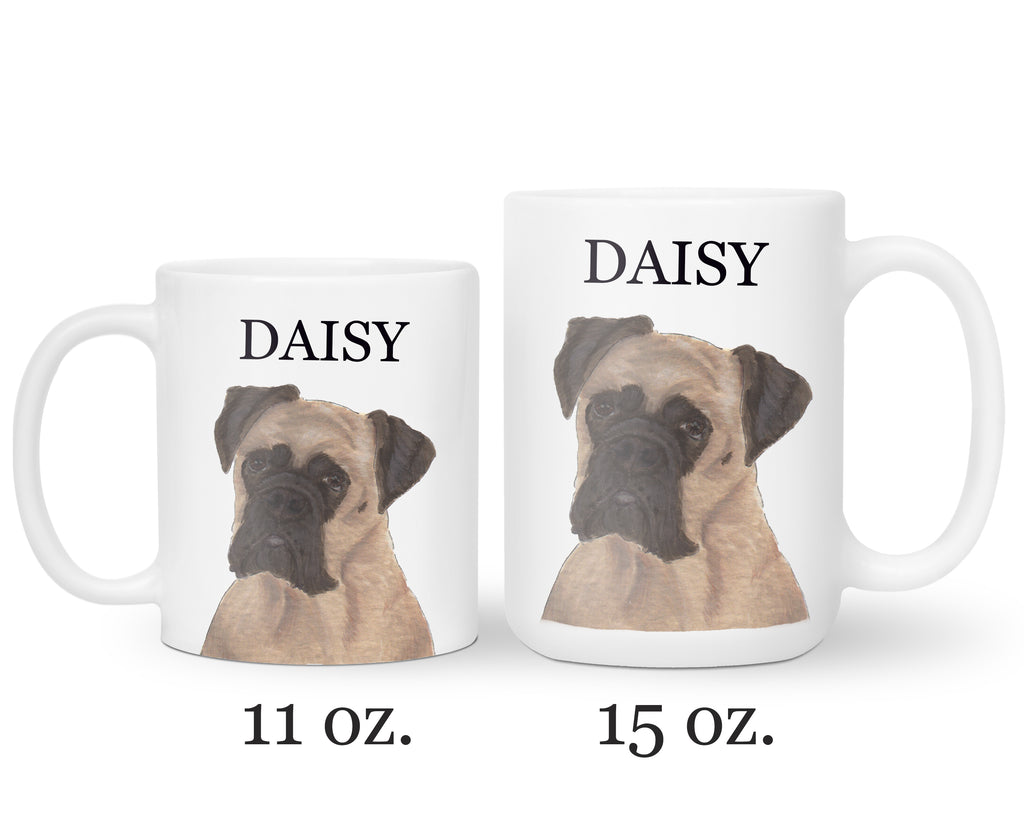 Personalized Boxer (Fawn Masked) Ceramic Mug