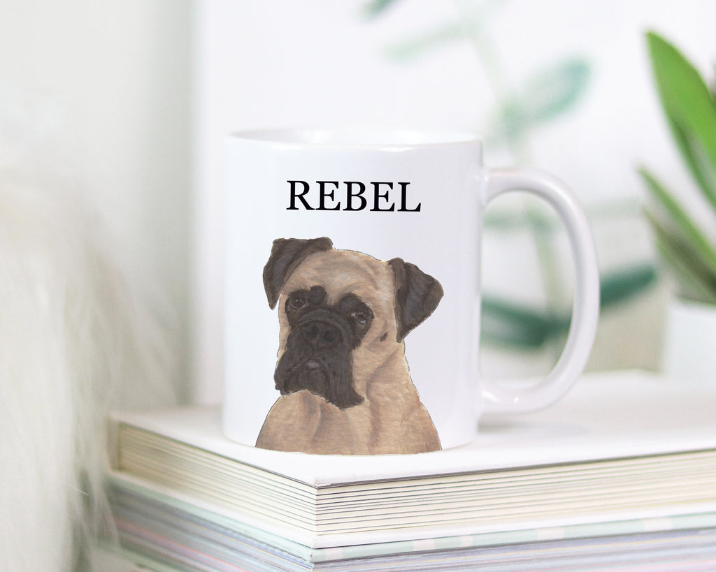 Personalized Boxer (Fawn Masked) Ceramic Mug