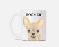 Personalized Chihuahua (Short Haired, Fawn) Ceramic Mug