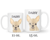 Personalized Chihuahua (Short Haired, Fawn) Ceramic Mug