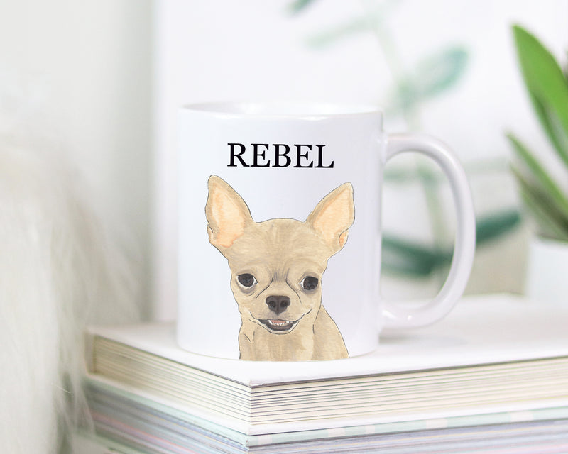Personalized Chihuahua (Short Haired, Fawn) Ceramic Mug