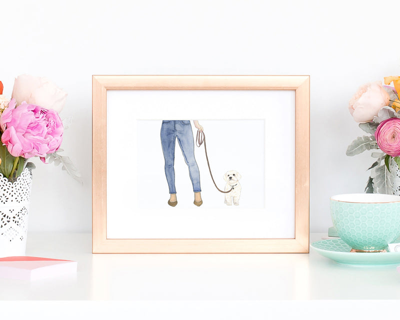 Custom Havanese Dog Mom Print