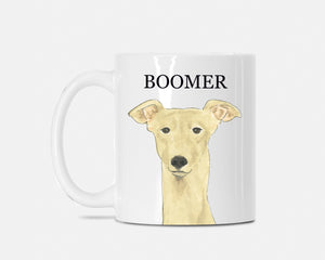 Personalized Greyhound Ceramic Mug
