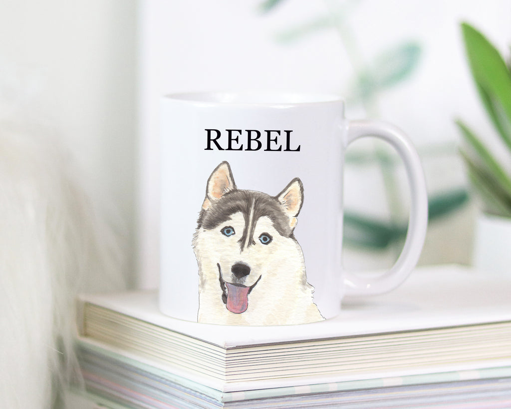 Personalized Husky Ceramic Mug