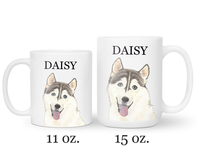 Personalized Husky Ceramic Mug