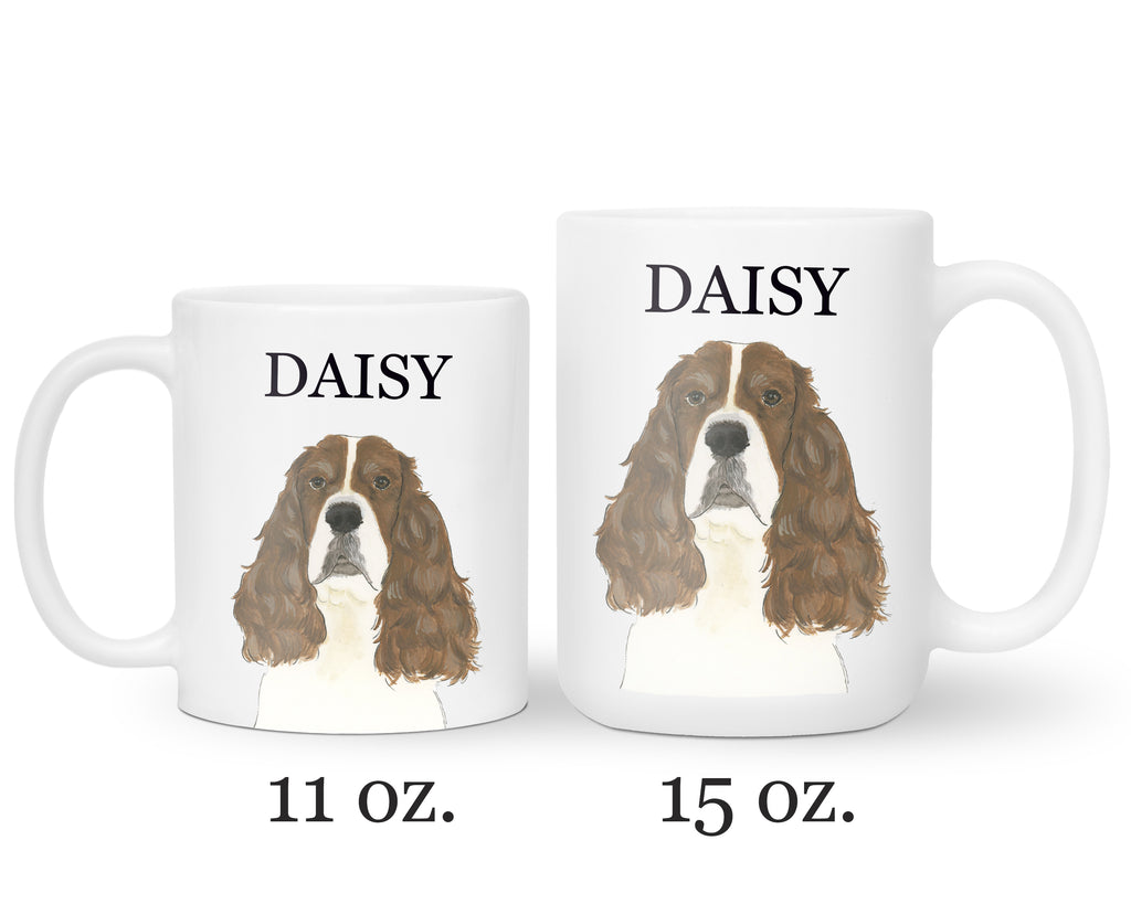 Personalized English Springer Spaniel (Liver) Ceramic Mug
