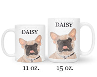 Personalized French Bulldog (Masked) Ceramic Mug