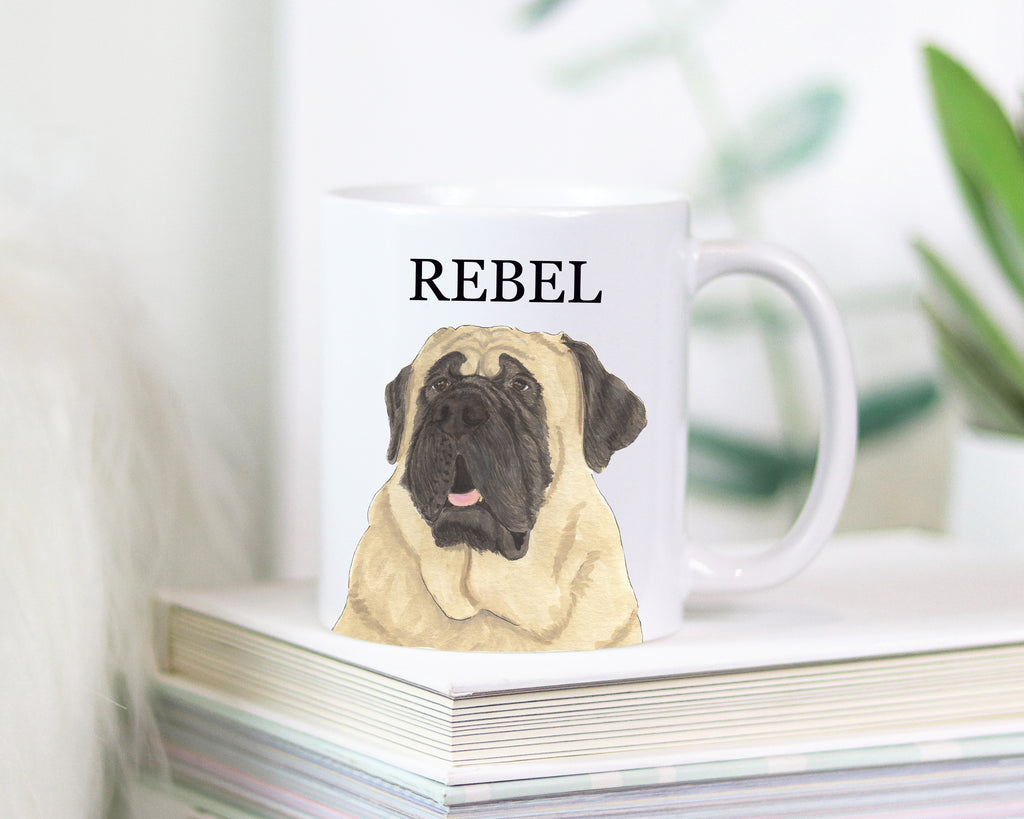 Personalized Mastiff Ceramic Mug