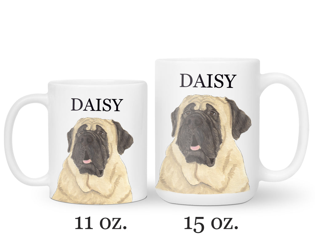 Personalized Mastiff Ceramic Mug