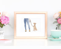 Custom German Pinscher Dog Mom Print