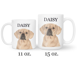 Personalized Puggle Ceramic Mug