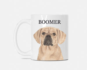 Personalized Puggle Ceramic Mug