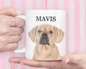 Personalized Puggle Ceramic Mug