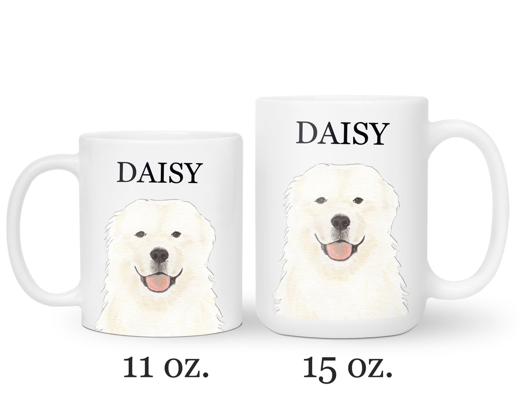 Personalized Great Pyrenees Ceramic Mug
