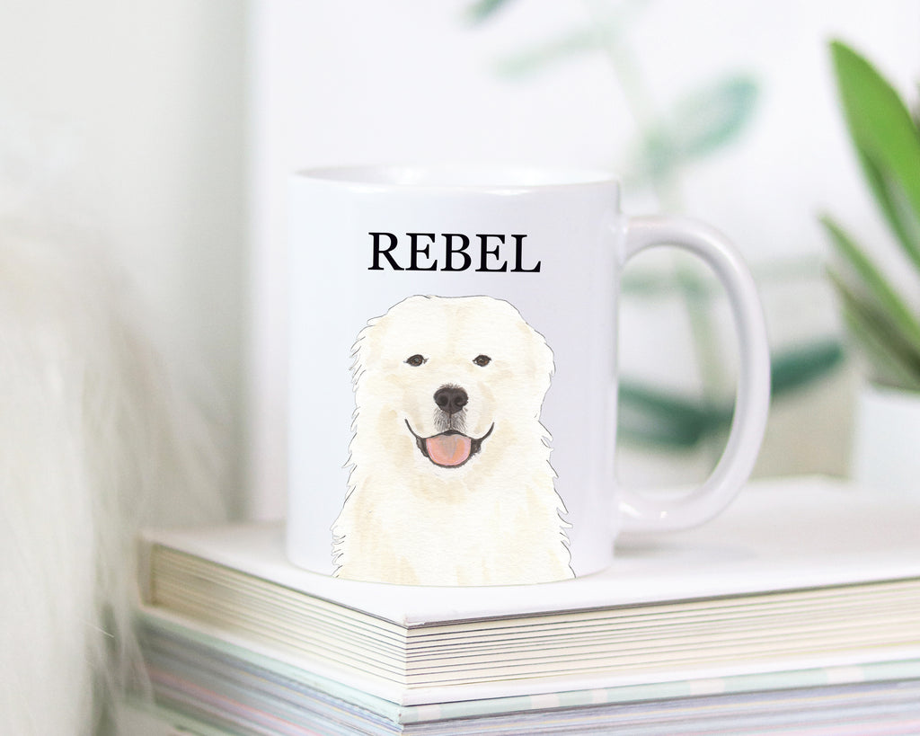 Personalized Great Pyrenees Ceramic Mug