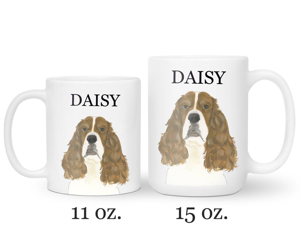 Personalized English Springer Spaniel (Red) Ceramic Mug