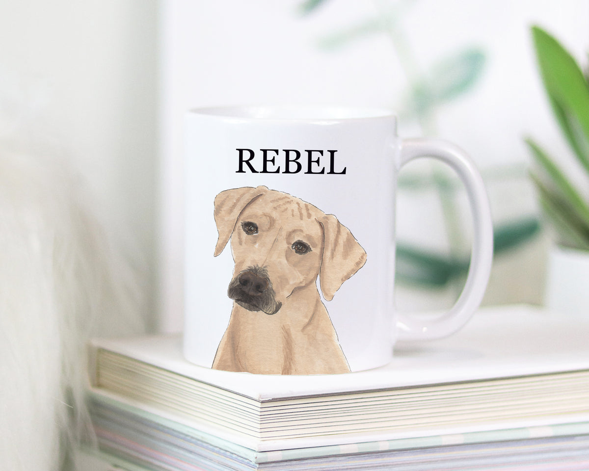 Personalized Rhodesian Ridgeback Ceramic Mug