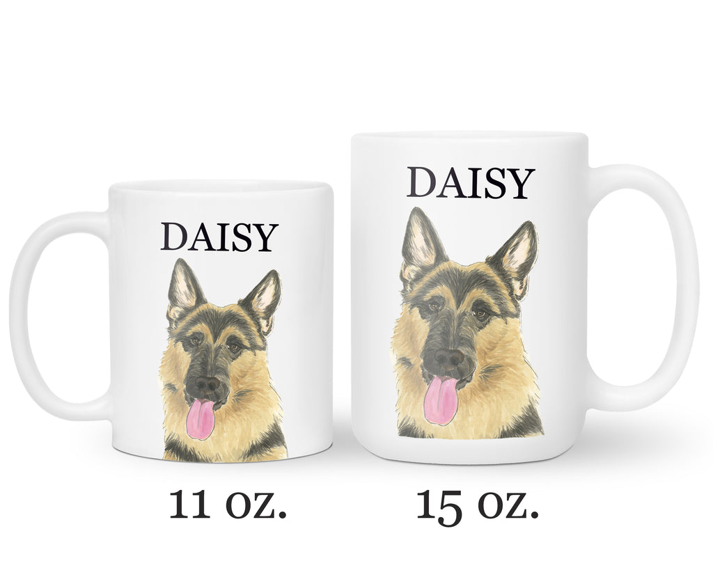 Personalized German Shepherd Ceramic Mug