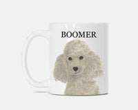 Personalized Poodle (Grey) Ceramic Mug
