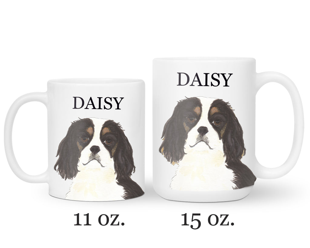 Personalized Cavalier King Charles Spaniel (Tricolor) Ceramic Mug