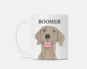 Personalized Weimaraner Ceramic Mug