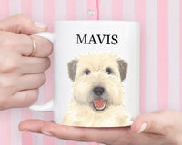 Personalized Wheaten Terrier Ceramic Mug