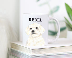 Personalized Bichon Ceramic Mug