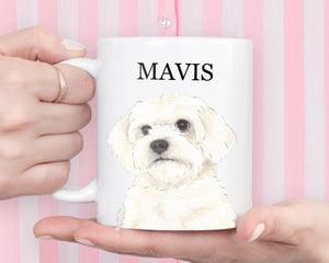 Personalized Bichon Ceramic Mug