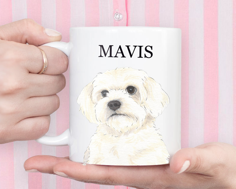 Personalized Bichon Ceramic Mug